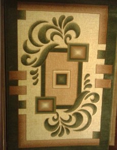 Синтетичний килим Liliya 0596 зелений - высокое качество по лучшей цене в Украине.