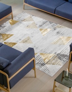 Килим LIRA E1627 grey / gold - высокое качество по лучшей цене в Украине.
