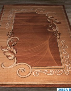 Синтетичний килим Nidal 3663A brown-hardal - высокое качество по лучшей цене в Украине.