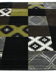 Синтетичний килим Sevilla 4771 penny-black-green - высокое качество по лучшей цене в Украине.