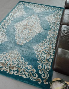 Синтетичний килим Vogue AG72A turkuaz-d.beige - высокое качество по лучшей цене в Украине.