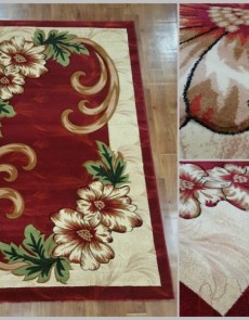 Синтетичний килим  Virizka 0131 BORDO - высокое качество по лучшей цене в Украине.