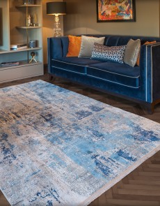 Акриловий килим Vintage B173E COKME_DGRAY / L_BLUE - высокое качество по лучшей цене в Украине.