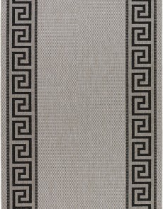 Безворсовая ковровая дорожка Natura 20014 Silver-Black - высокое качество по лучшей цене в Украине.