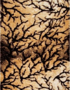 Високоворсна килимова доріжка 3D Shaggy b111 l.beige-brown - высокое качество по лучшей цене в Украине.