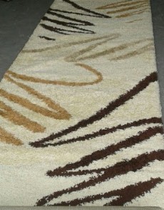 Высоковорсная ковровая дорожка Shaggy 0791 крем - высокое качество по лучшей цене в Украине.