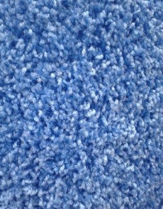 Високоворсна килимова доріжка Shaggy Mono 0720 синій - высокое качество по лучшей цене в Украине.
