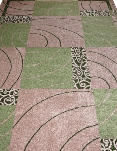 Синтетична килимова доріжка KIWI 02578B Beige/L.Green - высокое качество по лучшей цене в Украине.