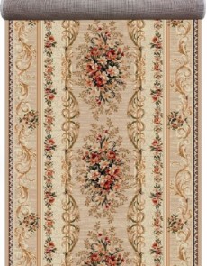 Синтетическая ковровая дорожка Selena / Lotos 535/106 (runner) beige - высокое качество по лучшей цене в Украине.