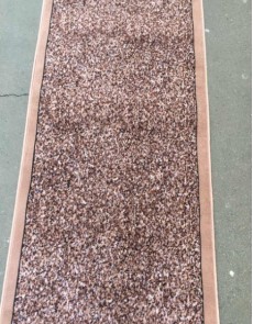 Синтетична килимова доріжка Silver bezkanta brown