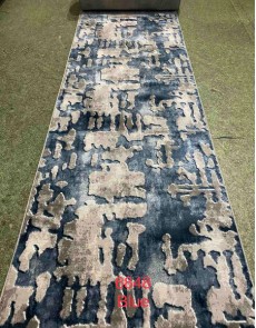 Синтетическая ковровая дорожка Merinos Yaqut 6848 blue - высокое качество по лучшей цене в Украине.