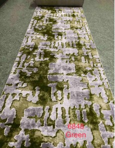 Синтетична килимова доріжка Merinos Yaqut 6848 green - высокое качество по лучшей цене в Украине.