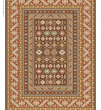 Иранский ковер Diba Carpet Afshar Brown - высокое качество по лучшей цене в Украине.