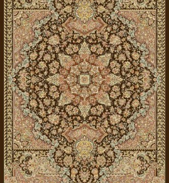 Иранский ковер Diba Carpet Fakher Dark Brown - высокое качество по лучшей цене в Украине.