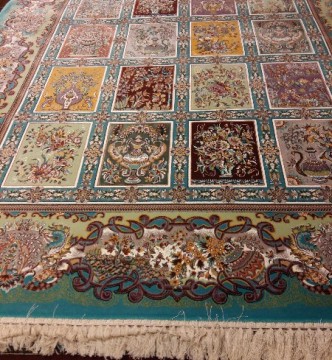 Іранський килим Diba Carpet Farah blue - высокое качество по лучшей цене в Украине.