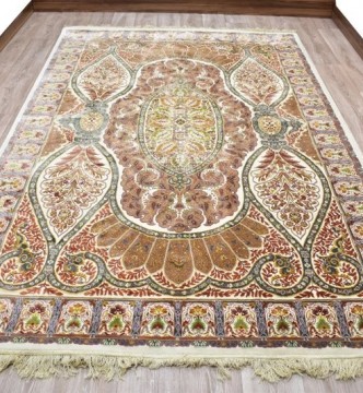 Иранский ковер Diba Carpet Eshgh Cream - высокое качество по лучшей цене в Украине.