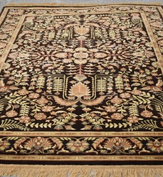 Иранский ковер Diba Carpet Farahan Dark Brown - высокое качество по лучшей цене в Украине.