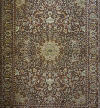 Иранский ковер Diba Carpet Isfahan l.brown - высокое качество по лучшей цене в Украине.