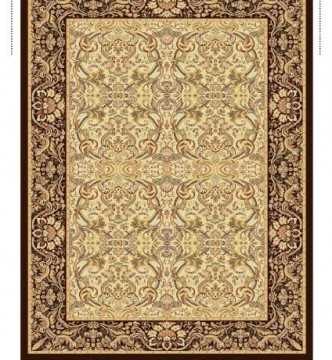 Иранский ковер Diba Carpet Rronak d.brown - высокое качество по лучшей цене в Украине.