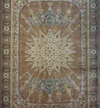 Іранський килим Diba Carpet Setareh Brown - высокое качество по лучшей цене в Украине.