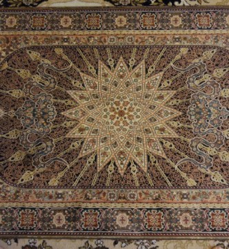 Иранский ковер Diba Carpet Setareh d.brown - высокое качество по лучшей цене в Украине.
