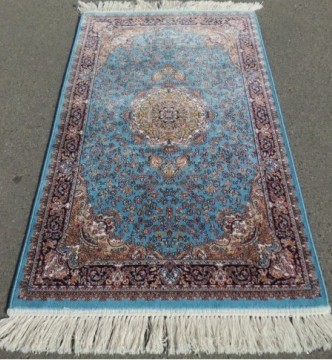Іранський килим Silky Collection (D-015/1069 blue) - высокое качество по лучшей цене в Украине.