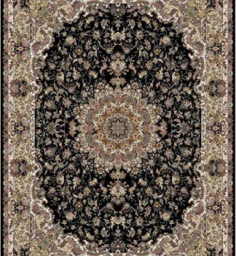 Шерстяной ковер Solomon Carpet Aytakin Black - высокое качество по лучшей цене в Украине.