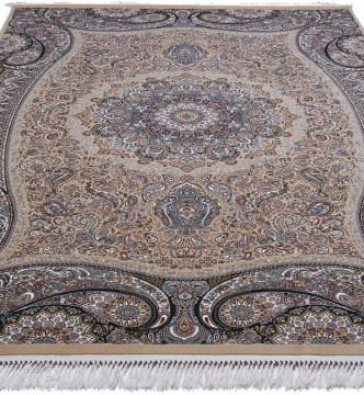 Перський килим Kashan 612-BE Beije - высокое качество по лучшей цене в Украине.