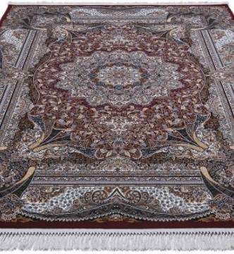 Перський килим Kashan 619-R red - высокое качество по лучшей цене в Украине.