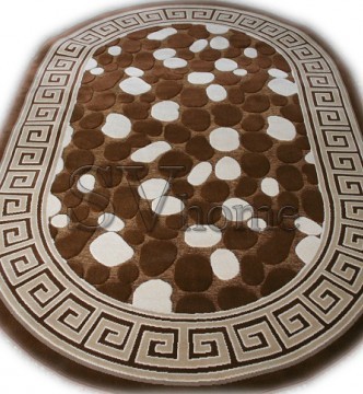 Акриловий килим Antik 4037 brown-brown - высокое качество по лучшей цене в Украине.