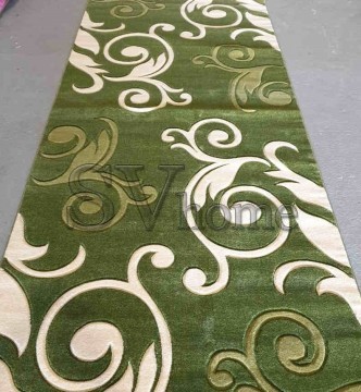 Синтетична килимова доріжка Legenda 0391 зелений - высокое качество по лучшей цене в Украине.