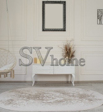 Акриловий килим Vals 0503A Ivory-D.Beige - высокое качество по лучшей цене в Украине.