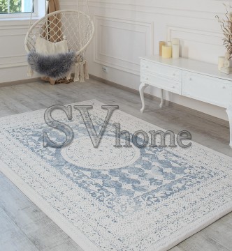 Акриловый ковер Vals W2328C Blue-Ivory - высокое качество по лучшей цене в Украине.
