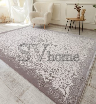 Акриловий килим Vals W8555 L.Grey-L.Grey - высокое качество по лучшей цене в Украине.