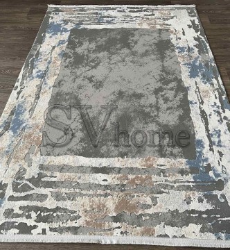 Бавовняний килим Girit GR14D , GREY BLUE - высокое качество по лучшей цене в Украине.