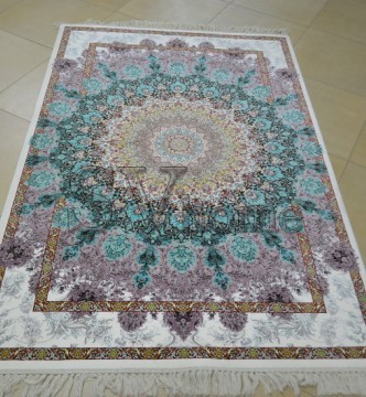 Иранский ковер Diba Carpet Lotus cream-brown-copper-d.green - высокое качество по лучшей цене в Украине.