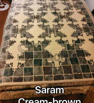 Иранский ковер Diba Carpet Saram cream-brown - высокое качество по лучшей цене в Украине.