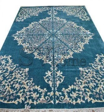 Иранский ковер Diba Carpet Sorena blue - высокое качество по лучшей цене в Украине.