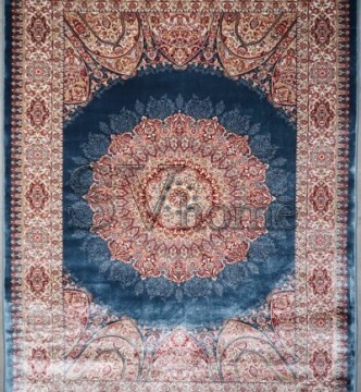 Високощільний килим Bamboo 4583B Blue-Cream - высокое качество по лучшей цене в Украине.