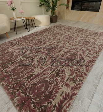 Високощільний килим Crystal 9553A Tulip Wood-Cream - высокое качество по лучшей цене в Украине.