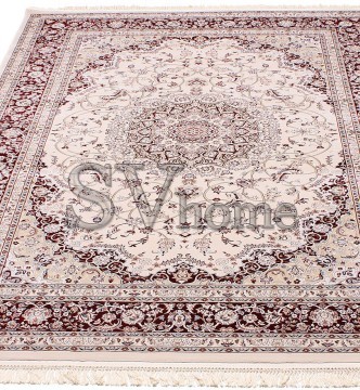 Високощільний килим Esfahan 4878A ivory-d.red - высокое качество по лучшей цене в Украине.