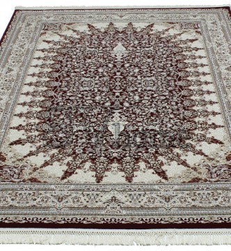 Високощільний килим Esfahan 4996F d.red-ivory - высокое качество по лучшей цене в Украине.