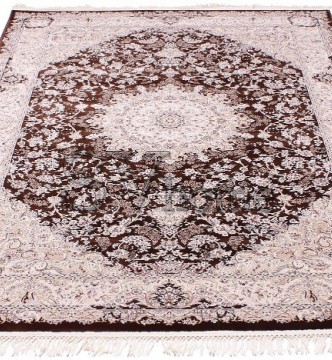 Високощільний килим Esfahan 7786A d.brown-ivory - высокое качество по лучшей цене в Украине.