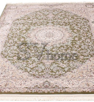 Високощільний килим Esfahan 7786A green-ivory - высокое качество по лучшей цене в Украине.