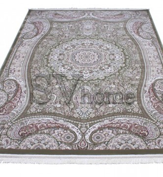 Високощільний килим Esfahan 9648A green-ivory - высокое качество по лучшей цене в Украине.