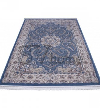 Високощільний килим Esfahan 9720A blue-ivory - высокое качество по лучшей цене в Украине.