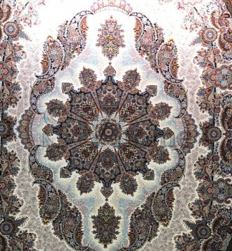 Перський килим Kashan P807-C Cream - высокое качество по лучшей цене в Украине.