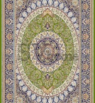 Иранский ковер Marshad Carpet 3016 Green - высокое качество по лучшей цене в Украине.