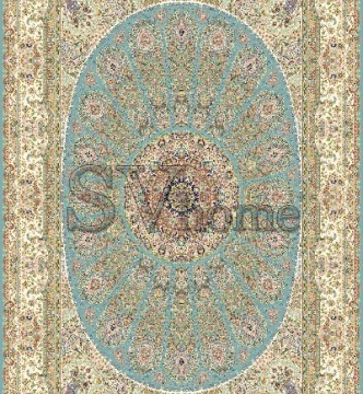 Иранский ковер Marshad Carpet 3026 Blue - высокое качество по лучшей цене в Украине.