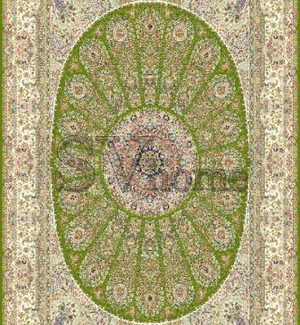 Іранський килим Marshad Carpet 3026 Green - высокое качество по лучшей цене в Украине.